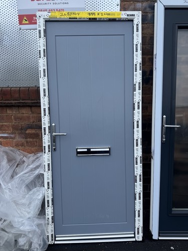 New silver grey - new, door