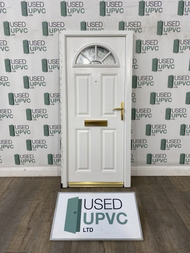 White composite front - white, door
