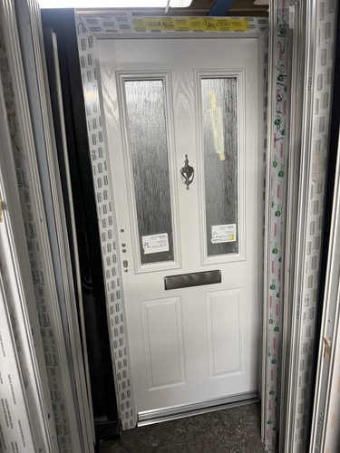 Brand new composite front door - front,