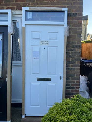 Composite front door - and, frame