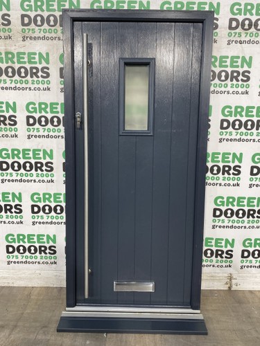 Grey composite front - grey, door