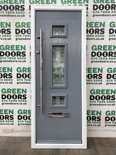 Thin narrow front doors grey - narrow,