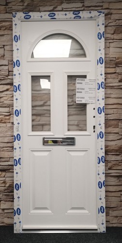 White composite front - composite, door