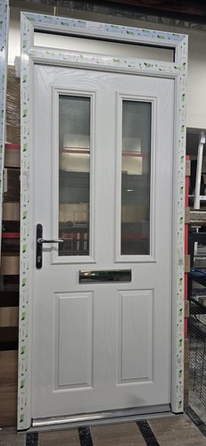 Composite door and - door, fanlight