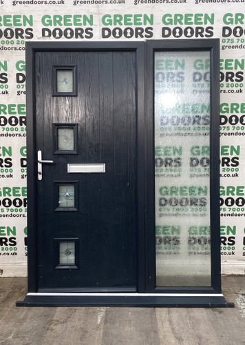Double rebated composite door - rebated,