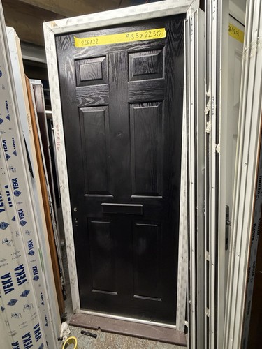 New composite front door black - new,