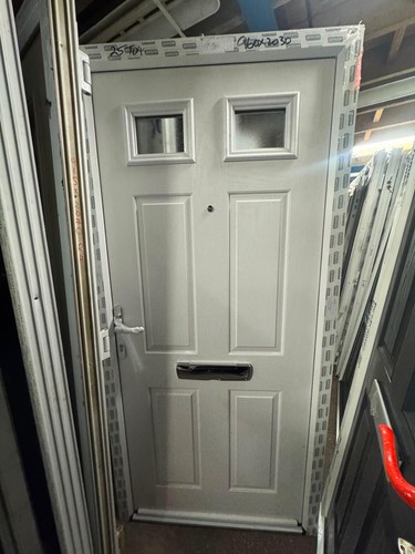 New composite front door white - composite,