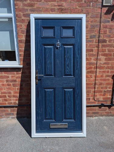Front door with - front, navy